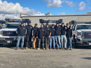 Bakersfield plumbing team posing for a picture